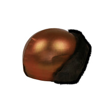 Load image into Gallery viewer, Coolcasc Exclusive Helmet Cover Bronze Brown Fur
