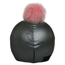 Load image into Gallery viewer, Coolcasc Exclusive Helmet Cover Grey Pink Pom