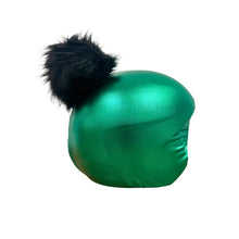 Load image into Gallery viewer, Coolcasc Exclusive Helmet Cover Green Blue Pom