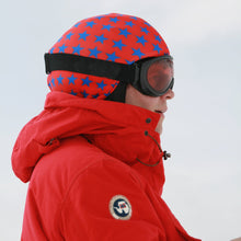 Load image into Gallery viewer, Coolcasc Printed Cool Helmet Cover Red Stars