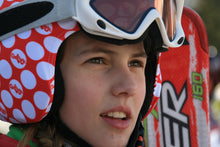 Load image into Gallery viewer, Coolcasc Printed Cool Helmet Cover Red Dots