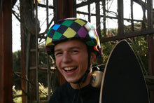Load image into Gallery viewer, Coolcasc Printed Cool Helmet Cover Little Squares