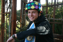 Load image into Gallery viewer, Coolcasc Printed Cool Helmet Cover Little Squares