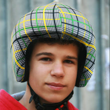 Load image into Gallery viewer, Coolcasc Printed Cool Helmet Cover Jamaica Squares