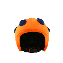 Load image into Gallery viewer, Coolcasc Show Time Helmet Cover Orange-Bumps