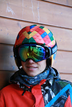 Load image into Gallery viewer, Coolcasc Printed Cool Helmet Cover Blocks
