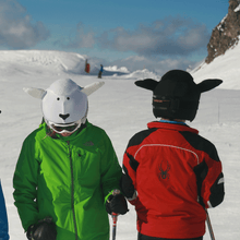 Load image into Gallery viewer, Coolcasc Animals Helmet Cover Black Sheep
