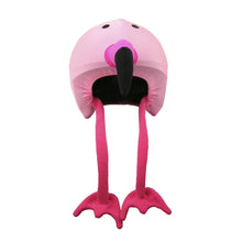 Load image into Gallery viewer, Coolcasc Animals Helmet Cover Flamingo
