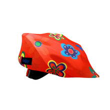 Load image into Gallery viewer, Coolcasc Bike Helmet Cover Hippy Flowers
