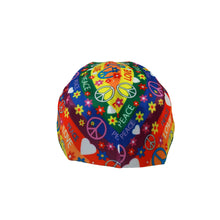 Load image into Gallery viewer, Coolcasc Bike Helmet Cover Peace &amp; Flowers
