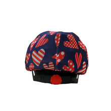 Load image into Gallery viewer, Coolcasc Bike Helmet Cover Agatha Hearts
