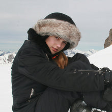 Load image into Gallery viewer, Coolcasc Exclusive Helmet Cover Brown Fur
