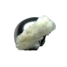 Load image into Gallery viewer, Coolcasc Exclusive Helmet Cover White Fur
