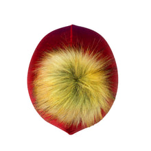 Load image into Gallery viewer, Coolcasc-Exclusive Helmet Cover Red Brown Pom
