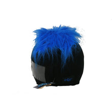 Load image into Gallery viewer, Coolcasc Show Time Helmet Cover Furry Blue

