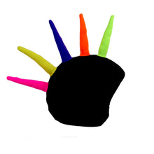 Load image into Gallery viewer, Coolcasc Show Time Helmet Cover Spikey Mohican
