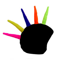 Load image into Gallery viewer, Coolcasc Show Time Helmet Cover Spikey Mohican
