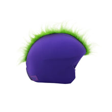Load image into Gallery viewer, Coolcasc Show Time Helmet Cover Green Mohican
