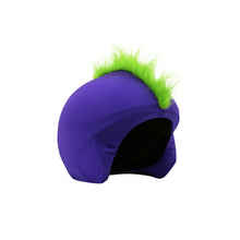Load image into Gallery viewer, Coolcasc Show Time Helmet Cover Green Mohican
