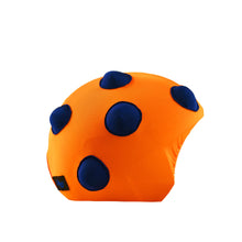 Load image into Gallery viewer, Coolcasc Show Time Helmet Cover Orange-Bumps
