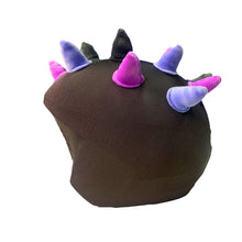 Load image into Gallery viewer, Coolcasc-Show Time Helmet Cover Purple Horns

