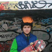 Load image into Gallery viewer, Coolcasc Show Time Helmet Cover Furry Orange
