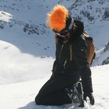 Load image into Gallery viewer, Coolcasc Show Time Helmet Cover Furry Orange
