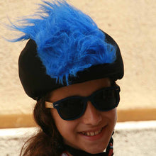 Load image into Gallery viewer, Coolcasc Show Time Helmet Cover Furry Blue
