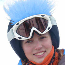 Load image into Gallery viewer, Coolcasc Show Time Helmet Cover Furry Blue

