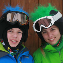 Load image into Gallery viewer, Coolcasc Show Time Helmet Cover Furry Green
