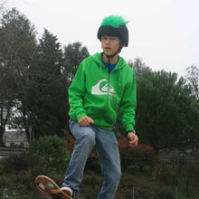 Load image into Gallery viewer, Coolcasc Show Time Helmet Cover Furry Green
