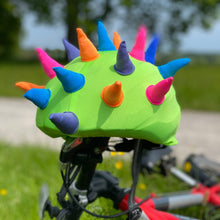 Load image into Gallery viewer, Coolcasc Show Time Helmet Cover Neon Horns
