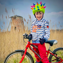Load image into Gallery viewer, Coolcasc Show Time Helmet Cover Neon Horns
