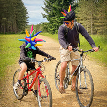Load image into Gallery viewer, Coolcasc Show Time Helmet Cover Spikey Mohican
