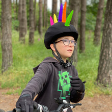 Load image into Gallery viewer, Coolcasc Show Time Helmet Cover Spikey Mohican
