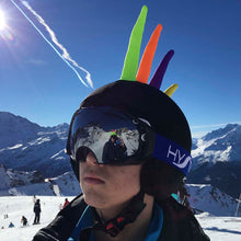 Load image into Gallery viewer, Coolcasc Show Time Helmet Cover Spikey Mohican
