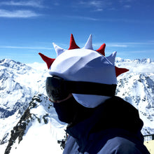 Load image into Gallery viewer, Coolcasc Show Time Helmet Cover Red/White Dragon

