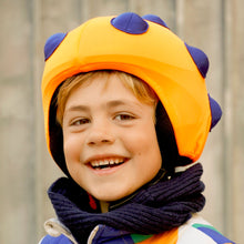 Load image into Gallery viewer, Coolcasc Show Time Helmet Cover Orange-Bumps
