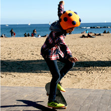 Load image into Gallery viewer, Coolcasc Show Time Helmet Cover Orange-Bumps

