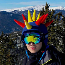 Load image into Gallery viewer, Coolcasc-Show Time Helmet Cover Spain Spikes
