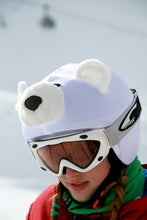 Load image into Gallery viewer, Coolcasc Animals Helmet Cover Polar Bear.
