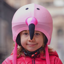 Load image into Gallery viewer, Coolcasc Animals Helmet Cover Flamingo.
