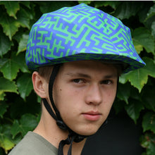 Load image into Gallery viewer, Coolcasc Bike Helmet Cover Maze.
