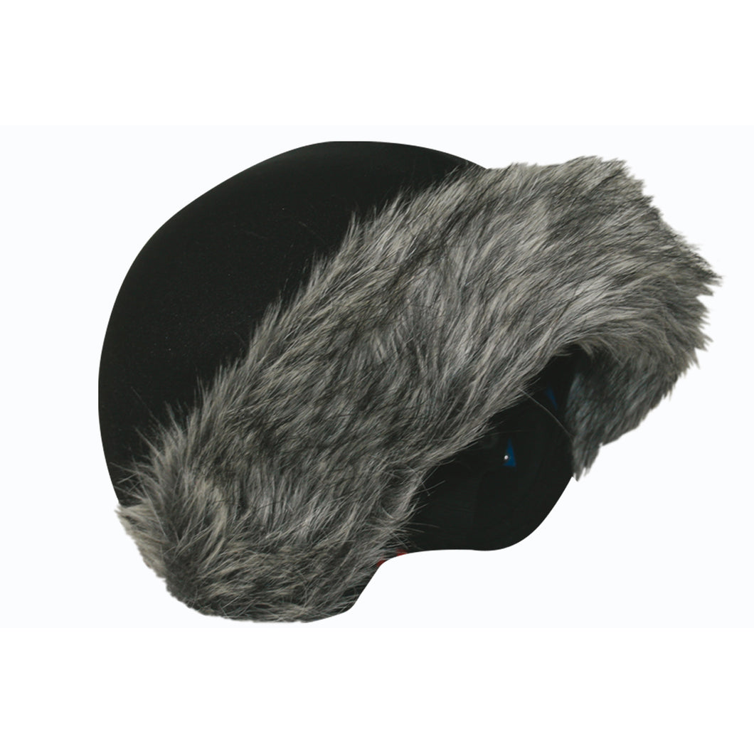 Coolcasc Exclusive Helmet Cover Grey Fur
