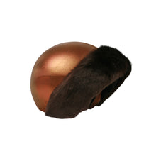 Load image into Gallery viewer, Coolcasc Exclusive Helmet Cover Bronze Brown Fur
