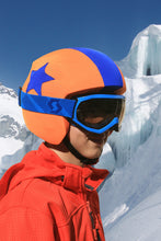 Load image into Gallery viewer, Coolcasc Foggy Days Helmet Cover Foggy Orange Star - DISCONTINUED
