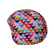 Load image into Gallery viewer, Coolcasc Printed Cool Helmet Cover Colour Hearts
