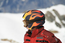 Load image into Gallery viewer, Coolcasc Printed Cool Helmet Cover Flames
