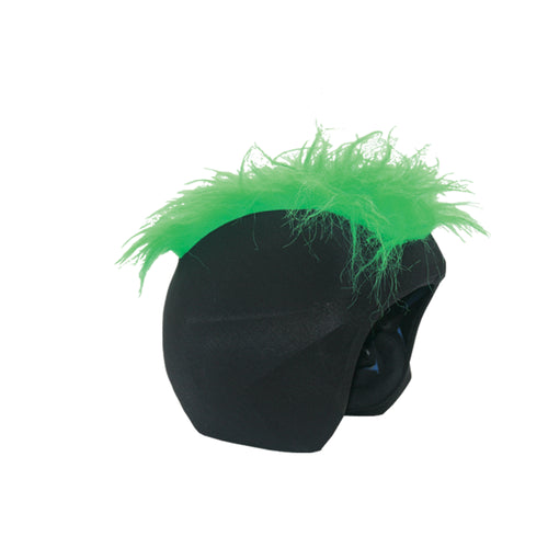 Coolcasc Show Time Helmet Cover Furry Green