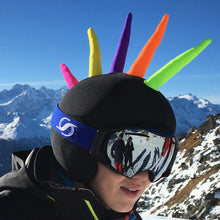 Load image into Gallery viewer, Coolcasc Show Time Helmet Cover Spikey Mohican
